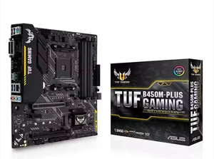 TUF เมนบอร์ดเกม B450-PLUS 4400MHz ของแท้ HD-MI 128GM.2 2.0B ซีพียู USB 3.1 Gen 2 AM4สำหรับ DDR4เดสก์ท็อปที่ใช้ใหม่ - Product Image 2