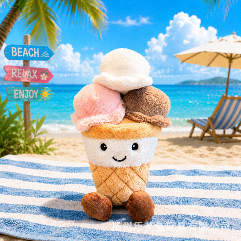 Glace au cacao et à la pêche
