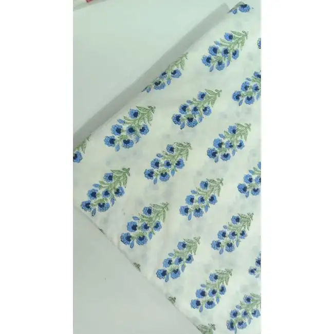 Tela de popelina de algodón 100% tejida con estampado floral de calidad estándar para cojines y cojines de refuerzo