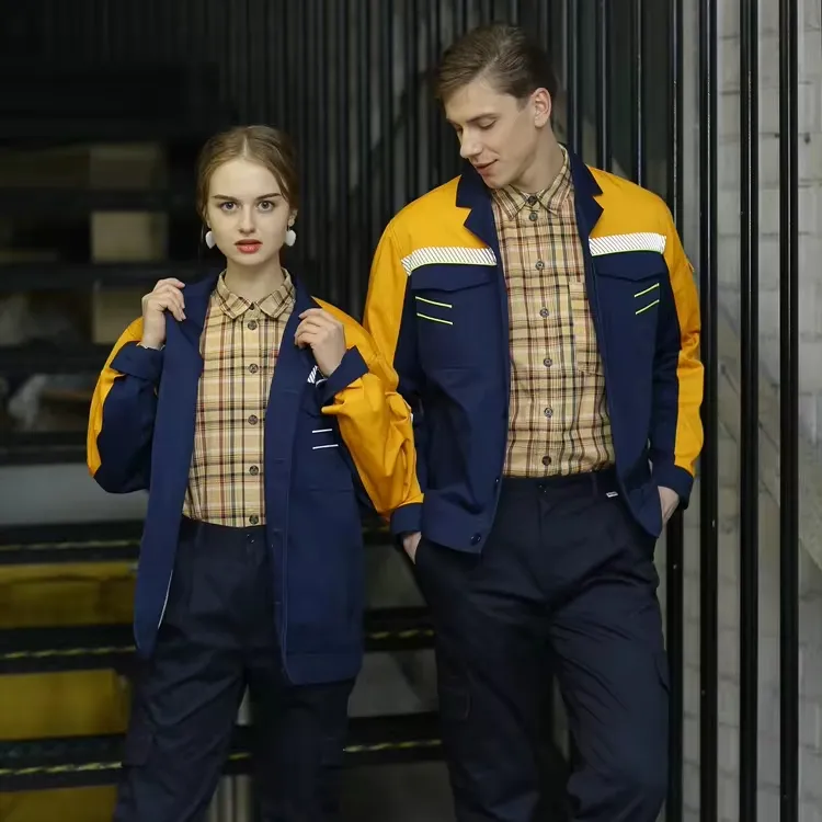 Chaqueta DE TRABAJO DE mecánico de construcción de electricista de algodón, pantalones, ropa de trabajo reflectante, camisas Fr, ropa, monos de mezclilla para hombres