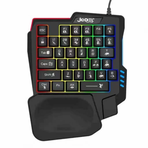 Durable 35-Keys USB Wired Single Hand Wired Gaming <strong>Keyboard</strong> High-Speed Response for Laptop Gaming <strong>Computer</strong> <strong>Use</strong> - Product Image 1