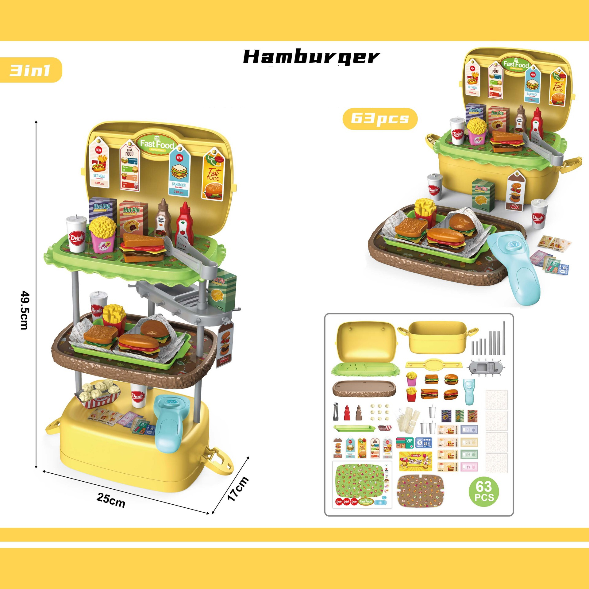 Organisateur pour hamburgers