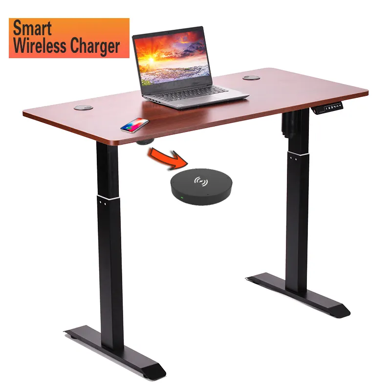 Mesa de escritorio ajustable de alta calidad, mesa de ordenador automática y ajustable