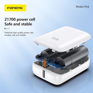 FONENG 10000mAhポータブルパワーバンク22.5W高速充電タイプC入力およびUSB-A出力新しいモデルギフトボックス - Product Image 6