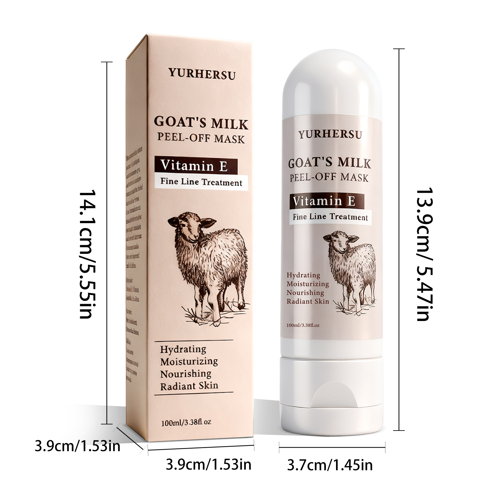 Masque peel-off au lait de chèvre