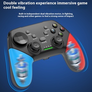 Slim 2.4G Wireless Wired Game Controller mit Vibrations funktion Kompatibel mit PC Android Handy TV-P4 P3 - Product Image 3