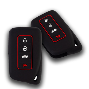 2 3 4 Button Silicone <strong>Key</strong> Fob Cover Case for <strong>Lexus</strong> ES350 GS350 GS450h IS250 RC350 NX200T NX300h LX570 Car Remote - Product Image 1