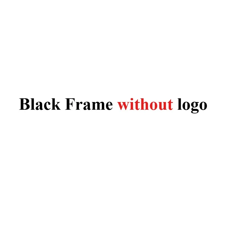 Marco negro sin logotipo