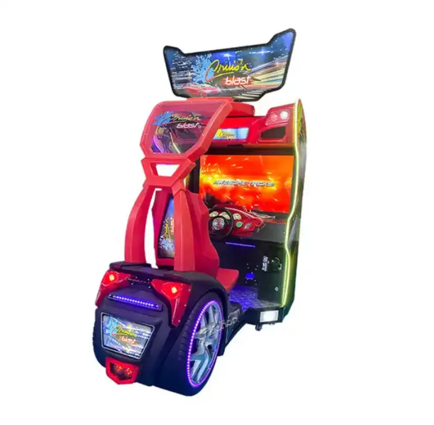 Dinibao 42-дюймовый экран монетоуправляемый симулятор гоночный аркадный автомат Cruis'n blast игры для вождения автомобиля