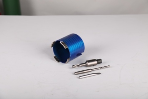 Kuru elmas çekirdek matkap ucu seti 68/72/76/82mm özelleştirme Turbo segment ucu toz yuvası kuru temiz delik - Product Image 5