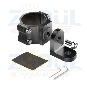 Evrensel ağır hizmet tipi ayarlanabilir 1.75 - 2 inç Roll Bar bayrak dağı kırbaç ışık montaj uyumlu tüm UTV Polaris RZR - Product Image 4