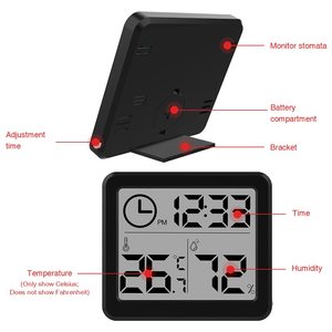 Hygrothermograph Indoor <strong>Large</strong> Scree LCD Electronic Temperature Humidity Digital Thermometer Digital Multi Thermometer <strong>Hygrometer</strong> - Product Image 3