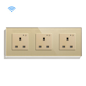 UK EU Standard Touch Light Control System 4 Gang Smart Wall Switch for Hotel/Home - Product Image 1