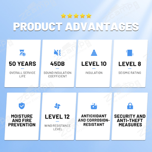 Zcamp R5 20ft nhà thông minh không gian nhà viên nang thương mại thép container nhà - Product Image 4