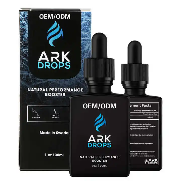 OEM Private Label Daily Sports Supplement Workout Natural Performance Booster Energy Oral Liquid Ark Drops