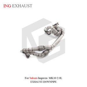 ING Fashion Stainless Steel Exhaust System <strong>Header</strong> for Subaru Impreza MK10 2.0L with High Flow Quality Auto Turning Pipe Parts - Product Image 6