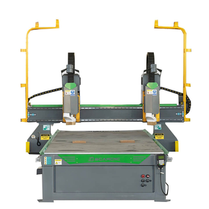 2025 New <strong>Cnc</strong> Wood Carving Machine <strong>4</strong>*8ft Double Head Woodworking <strong>Cnc</strong> Router Machine <strong>for</strong> Metal with Good Price - Product Image 1
