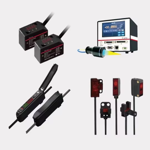Nuevo amplificador de fibra óptica con pantalla Digital Original NPN 25us difuso reflectante a través de haz M4 M6 sensores de fibra óptica - Product Image 2