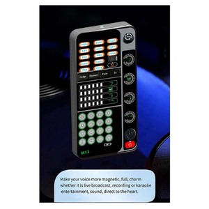 Portable Multifunctional Sound Card Mini Voice Changer Game Live Broadcast Mobile Computer Sound Cards Set - Product Image 4
