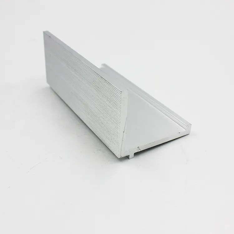De aluminio extruido borde redondo teja recorte perfil OEM ODM de perfiles de aluminio de extrusión para cuarto de baño Decoración