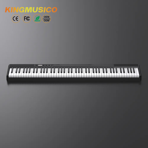 Kingmusico Piano Teclado Instrumentos musicales Función Midi profesional Teclas sensibles a la velocidad - Product Image 6