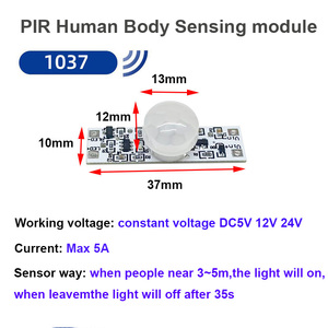 Sensore di movimento 3.7V-24V mano onda di scansione irroratore interruttore/spegnimento armadio LED DIY luce 3v sensore di movimento interruttore - Product Image 2
