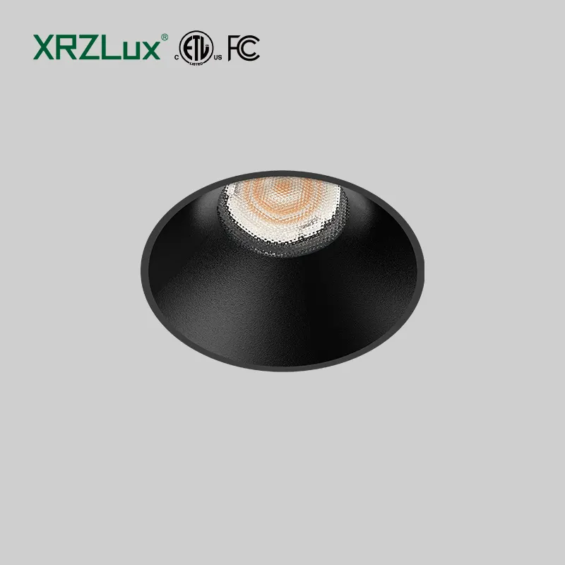 XRZLux Foco de Techo Empotrable IP44 Impermeable COB Downlight Aluminio Antideslumbrante Foco LED para Baño Cocina Iluminación