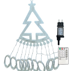 IP44 336LED наружное украшение с эффектом водопада, Рождественская елка, гирлянда, гирлянда с дистанционным управлением - Product Image 1