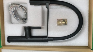 磁吸厨房水龙头拉出旋转过滤水龙头单孔单手柄冷热双控水槽水龙头 (S79)
