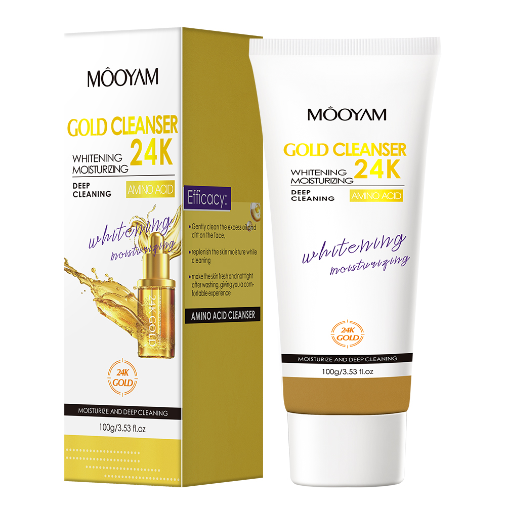 24k Gold Amino Acid Foam Cleanser
