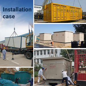 Subestação 1000kva compacta com saída trifásica de 11kv 60Hz Frequência 380v/480v/35kv/6kv/3kv Input/Output Voltages Substation