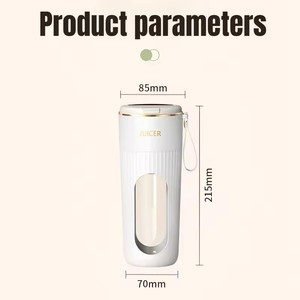 Taşınabilir sıkacakları elektrikli mikser meyve Smoothie blenderı makine için mutfak robotu yapımcısı suyu Mini - Product Image 6