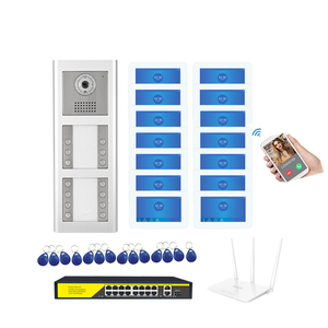ODM TCP IP SIP Video <strong>Intercom</strong> for 14 Units Door Bell <strong>Camera</strong> <strong>IOS</strong>/<strong>Android</strong> <strong>App</strong> Smart Home Video Doorbell Door Phone Kit - Product Image 1
