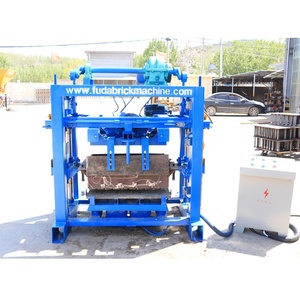 Manual QT40-2 Small Concrete <strong>Interlock</strong> <strong>Block</strong> Machine Hollow <strong>Block</strong> Making Machine Solid Brick Making Machinery with Easy Operate - Product Image 2