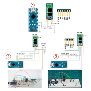 <strong>HC</strong>-<strong>05</strong> Wireless BT RF Transceiver Master Slave Integrated Ble Module 6 Pin Wireless Serial Port Communication Module <strong>HC</strong>-<strong>05</strong>