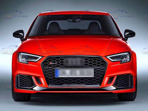 Yüksek kaliteli otomobil parçaları ön araba tamponları için 2017-2019 Audi <span class=keywords><strong>A3</strong></span> S3 Grill ön tampon ile RS3 vücut kitleri yükseltme
