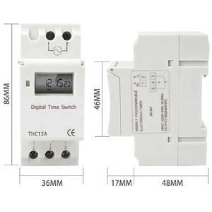 THC15A interruttore Timer programmabile digitale settimanale o giornaliero 220V 16A 20A 30A interruttore di controllo del tempo prezzo - Product Image 6