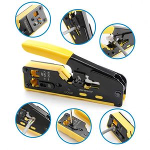 เครื่องหนีบ Cat7 Cat5e Cat6 6P 8P ใช้งานได้หลากหลาย Rj11 RJ12 RJ45ผ่านสายเคเบิลเครือข่าย - Product Image 4