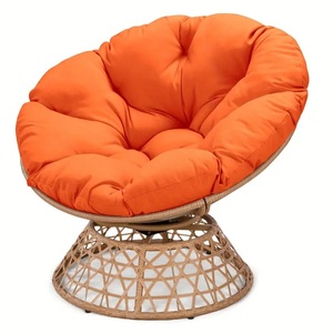 Ay Papasan benzersiz tasarım 360 derece döner sandalye ay Papasan sandalye yastık ile - Product Image 4