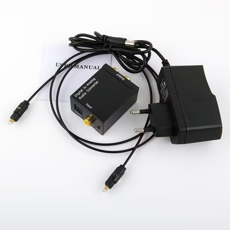 Black EU power adapter