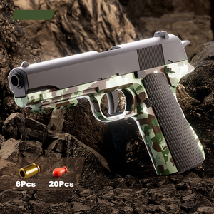 シェル射出カモフラージュ,プラスチック銃コルト1911銃ピストル - Product Image 2