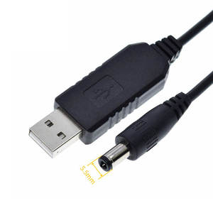 Universal <strong>Usb</strong> 5v to 12v Step up Cable Dc 5.5*2.1 Plug Power Cable Module Transfer Cable - Product Image 1
