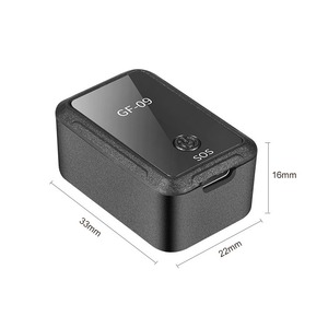 Microchip GPS ติดตามรถขนาดเล็ก GF09จากประเทศจีน,อุปกรณ์ติดตามตำแหน่ง GPS ติดตามสัตว์เลี้ยงแบบเรียลไทม์