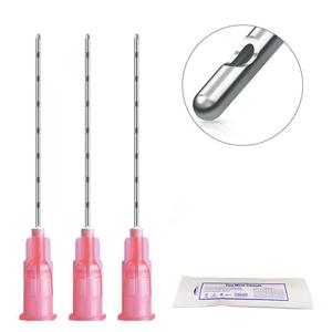 PDO ve çelik mikro kanül ile kör uç çeşitli boyutlarda 18g-34g Dermal dolgu aracı ozon ISO sertifikalı ile dezenfekte - Product Image 6