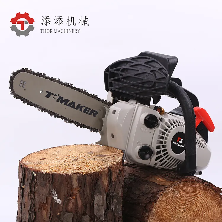 Tmaker-máquina de corte de árboles de 25cc, mango superior, motosierras usadas a la venta