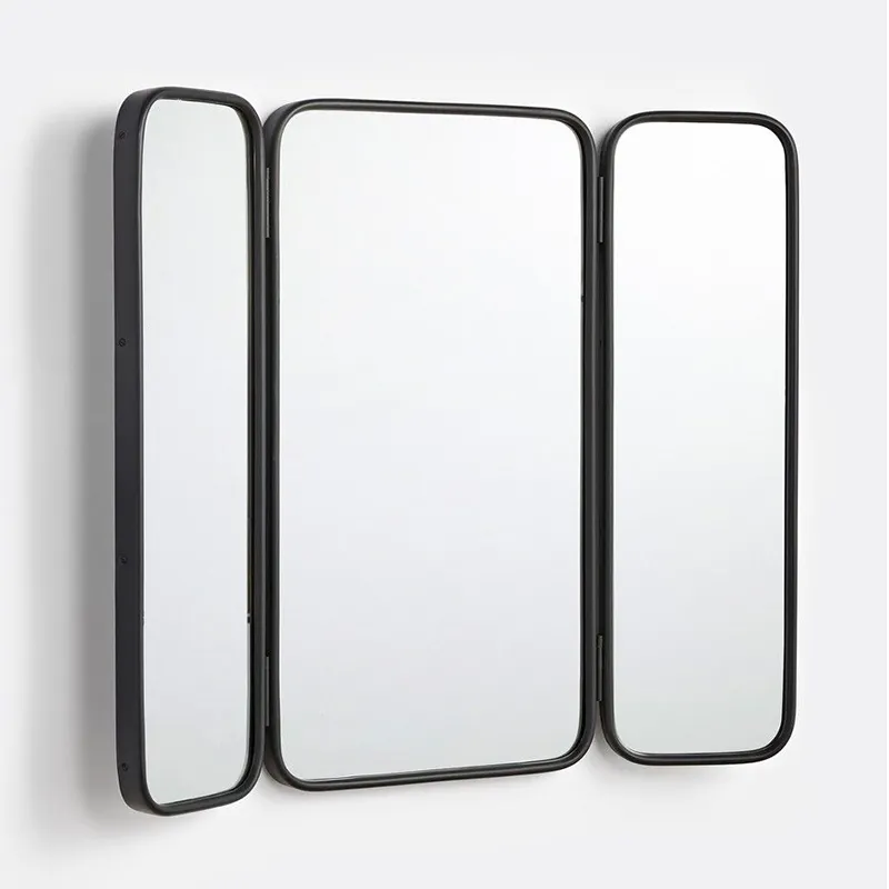 3-стороннее зеркало с обрамленными скошенными краями