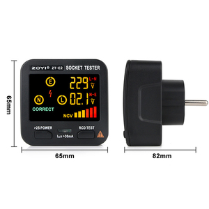 ZT-E2/E4/E10ソケット安全テスター漏れスイッチ検出停電検出ゼロ火災試験 - Product Image 6