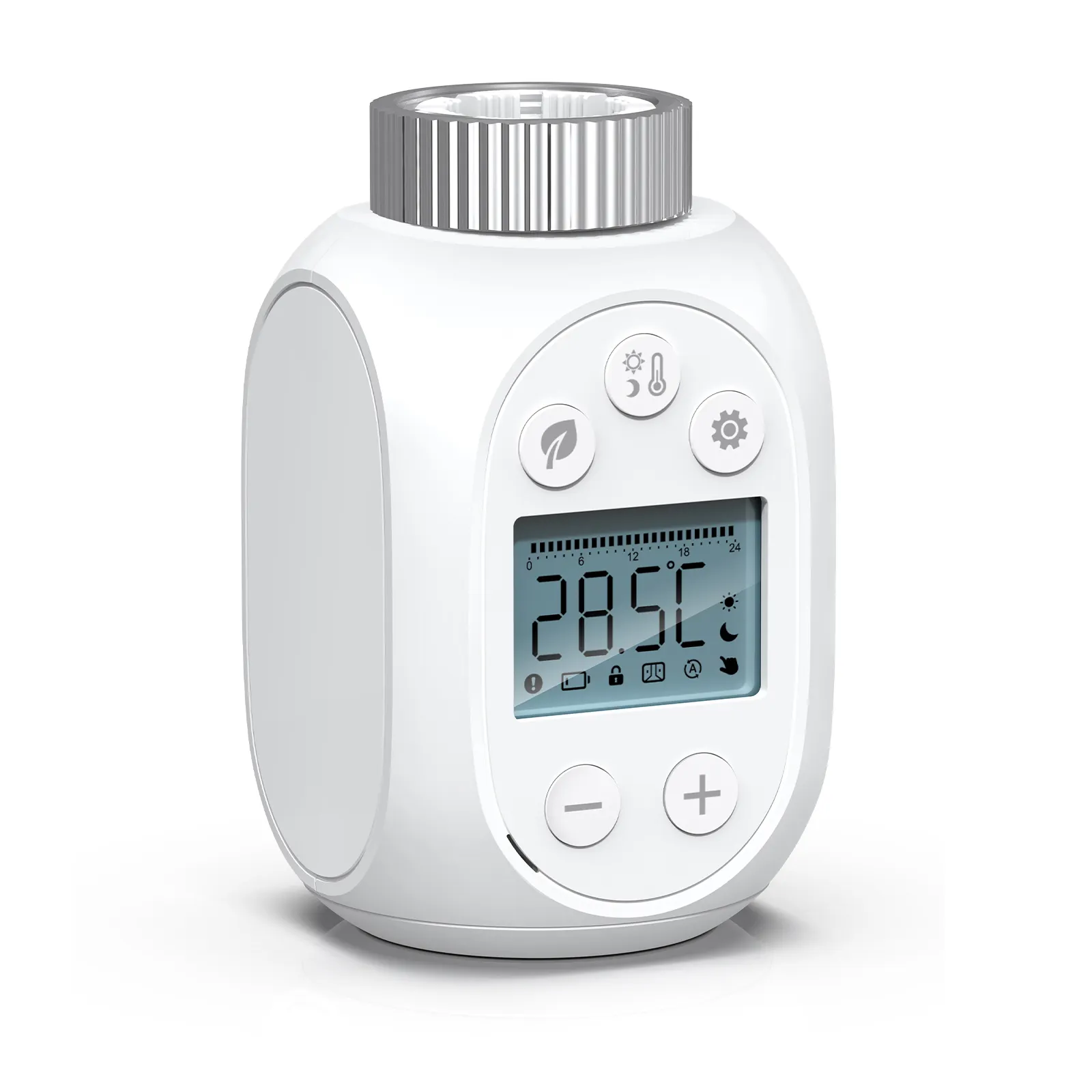 Siterwell Individual Programmable Energy-saving TRV Thermostatic Radiator Valve with LCD Screen