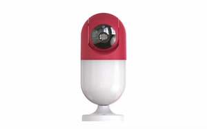 Pillole lampada led camera da letto wireless wifi camera 1mp 2mp con funzione di illuminazione - Product Image 2