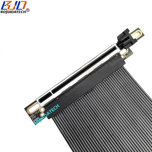 270 độ PCI-E 5.0 16X đến X16 GPU Riser cáp mở rộng Gen5 0.1m 0.2m 0.3M 0.4m 0.6m cho rtx5080 rtx5090d rx9070xt A100 H100 - Product Image 4